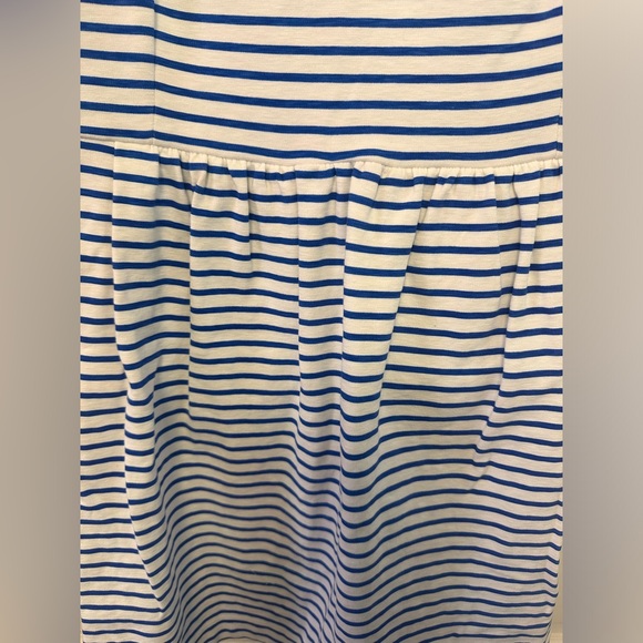 J.Crew Blue & White Stripe Zip Ponte Dress with Pockets Size XS Classic - Picture 3 of 7